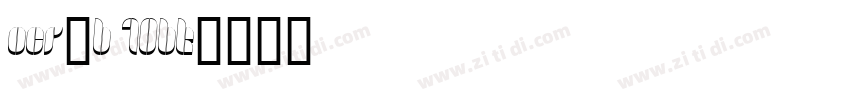 OCR-B 10BT字体转换